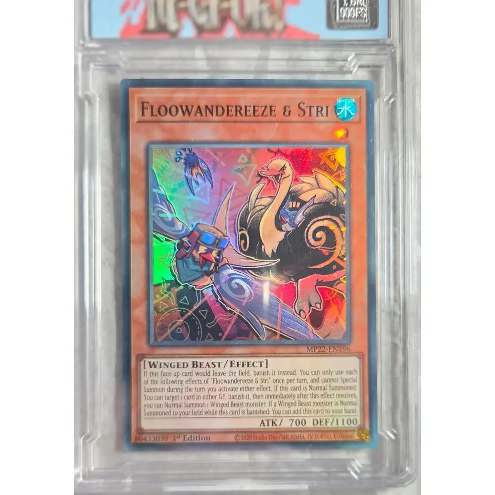Yu-Gi-Oh! Floowandereeze & Stri MP22-EN196 1st Edition Holo 1 Grian Of Silver
